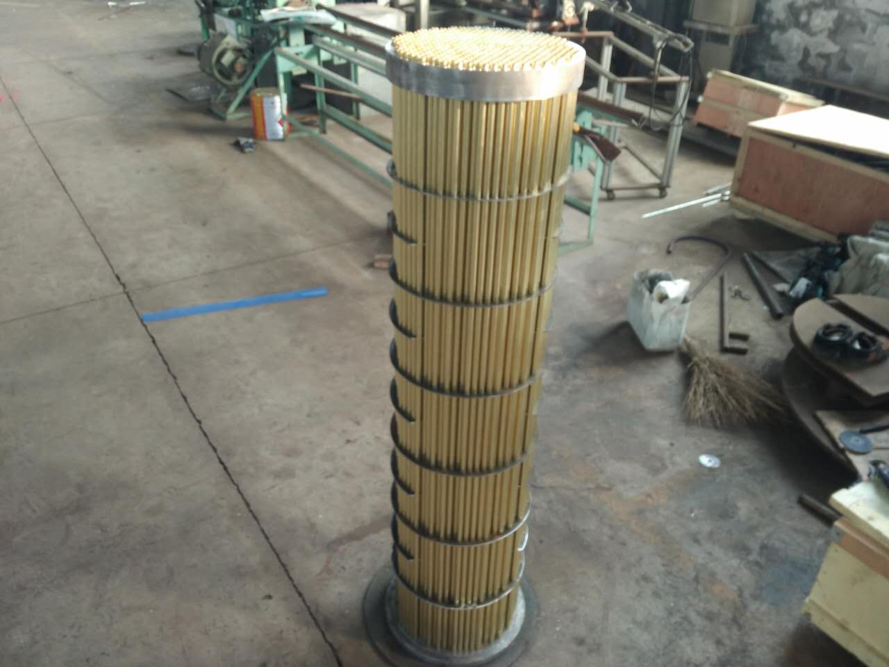 船用冷油器換管，船用冷油器換不銹鋼管